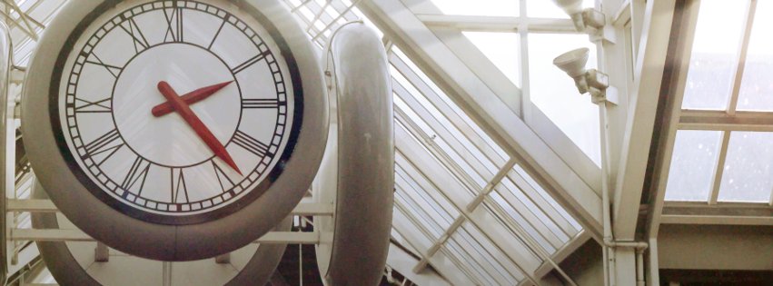 Clock in Boston Arboretum Metro Station